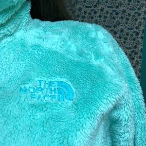 NORTH FACE MINT GREEN 10/12 KIDS ZIP-UP